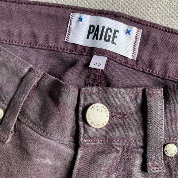 ⭐️ Paige Verdugo Ankle Purple Jeans ⭐️ - Picture 3 of 4